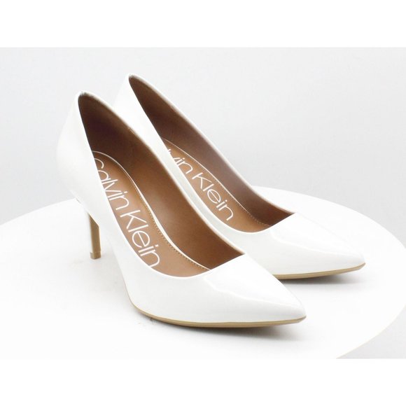 Calvin Klein White Heels - Picture 1 of 8